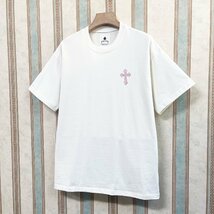 高級 定価2万 FRANKLIN MUSK・アメリカ・ニューヨーク発 半袖Tシャツ 上質 薄手 吸汗速乾 個性 ICT カシューナッツ柄 トップス サイズ4_画像10