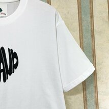 高級 定価2万 FRANKLIN MUSK・アメリカ・ニューヨーク発 半袖Tシャツ 上質 綿100％ 通気 吸湿 イラスト レトロ プルオーバー サイズ2_画像8