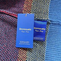 個性・セーター 定価5万◆Emmauela・イタリア・ミラノ発◆ウール混 防寒 ニット クマ 可愛い プルオーバー クリスマス XL/50サイズ_画像9