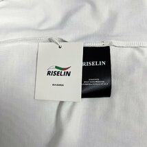 最上級ヨーロッパ製※定価3万◆ブルガリア発※RISELIN ポロシャツ 上級シルク混 通気 薄手 接触冷感 半袖 刺 通勤 ビジネス ゴルフ XL/50_画像9