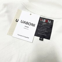 個性EU製＆定価2万◆UABONI*Paris*半袖Tシャツ*ユアボニ*パリ発◆コットン100％ 薄手 伸縮性 ストリート カットソー シンプル 日常 夏 XL_画像10