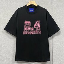 定番・半袖Tシャツ 定価2万◆Emmauela・イタリア・ミラノ発◆コットン100％ 人気 通気 カットソー スウェット カップル ユニセックス XL/50_画像1