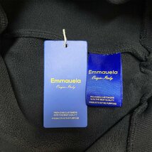 定番・トレーナー 定価6万◆Emmauela・イタリア・ミラノ発◆カシミヤ 厚手 防寒 スウェット パーカー ハイネック ボア アメカジ M/46サイズ_画像10