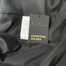 定価5万★christian milada・ミラノ発・ジャケット★上質 長袖 人気 防風 フード付き 無地 ブルゾン アウター レジャー 秋冬 普段着 M/46_画像10