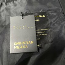 定価8万★christian milada・ミラノ発・ダウンジャケット★ダックダウン90％ 厚手 防寒防風 個性 フード付き オシャレ 秋冬 M/46サイズ_画像9