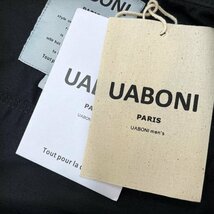 一枚限定EU製＆定価5万◆UABONI*Paris*長袖シャツ*ユアボニ*パリ発◆上品 薄手 軽量 シンプル 無地 ライトアウター ストリート 個性 L/48_画像10