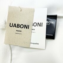 個性EU製＆定価4万◆UABONI*Paris*トレーナー*ユアボニ*パリ発◆コットン100％ 上品 快適 ロゴ スウェット カジュアル 定番 XL/50サイズ_画像10