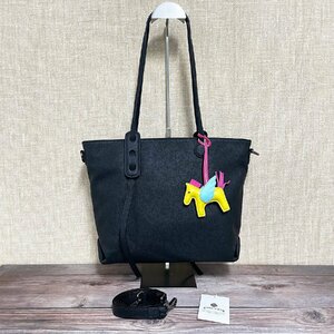 .. handbag regular price 12 ten thousand FRANKLIN MUSK* America * New York departure top class cow leather leather tote bag shoulder .. commuting OL travel re-tis