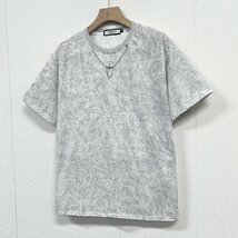 個性ヨーロッパ製※定価2万◆ブルガリア発※RISELIN 半袖Tシャツ 上質綿100％ 薄手 快適 ゆったり キラキラ ラインストーン 街着 夏 2XL/52_画像8