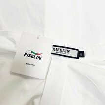 一枚限定ヨーロッパ製※定価5万◆ブルガリア発※RISELIN ワンピース 上品 ゆったり スリット 無地 開襟 体型カバー レジャー レディース L_画像10