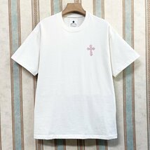 高級 定価2万 FRANKLIN MUSK・アメリカ・ニューヨーク発 半袖Tシャツ 上質 薄手 吸汗速乾 個性 ICT カシューナッツ柄 トップス サイズ2_画像2