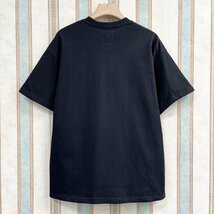 定番 定価2万 FRANKLIN MUSK・アメリカ・ニューヨーク発 半袖Tシャツ 上質 通気 快適 モノグラム アメカジ ベアブリック/Bearbrick サイズ3_画像2