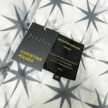 定価5万★christian milada・ミラノ発・ジャケット★個性 ゆったり 薄手 軽量 速乾 日焼け防止 総柄 アウター 冷房対策 旅行 ビーチ 夏 XL_画像9