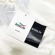 人気ヨーロッパ製※定価6万◆ブルガリア発※RISELIN ジャケット 高品質シルク混 上品 ゆったり ショート丈 切替 スポーティー レディース46_画像10