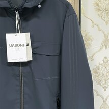 最上級EU製＆定価6万◆UABONI*Paris*ジャケット*ユアボニ*パリ発◆上品 ソフト 快適 シンプル オシャレ アウター 定番 普段着 春秋 L/48_画像6