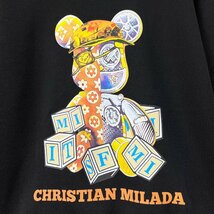 定価4万★christian milada・ミラノ発・トレーナー★コットン100% 快適 通気 吸湿 スウェット 個性 Bearbrick/ベアブリック 普段着 XL/50_画像6