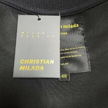 定価4万★christian milada・ミラノ発・ トレーナー★コットン100％ 個性 柔らかい 快適 カットソー 遊び心 可愛い 秋冬 カップル M/46_画像9