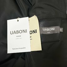 絶賛EU製＆定価15万◆UABONI*Paris*レザージャケット*ユアボニ*パリ発◆高級牛革 本革 防風 ライダース 革ジャン アウトドア 定番 2XL/52_画像10