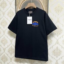 高級EU製＆定価2万◆UABONI*Paris*半袖Tシャツ*ユアボニ*パリ発◆コットン100％ 吸汗 ソフト 快適 遊び心 アメカジ ストリート 街着 2XL/52_画像8