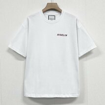 上品ヨーロッパ製※定価2万◆ブルガリア発※RISELIN 半袖Tシャツ 上質 薄手 通気 プリント 遊び心 トップス カットソー 個性 夏服 2XL/52_画像2