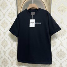 個性EU製＆定価2万◆UABONI*Paris*半袖Tシャツ*ユアボニ*パリ発◆上品 コットン100％ 通気 吸汗 遊び心 カットソー ストリート 夏 XL/52_画像9