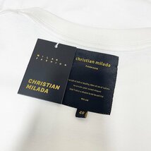 定価2万★christian milada・ミラノ発・半袖Tシャツ★上級 コットン100％ 速乾 通気 スウェット アメカジ カッコイイ スタイリッシュ XL/50_画像10