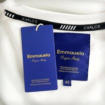 新作・上下セット 定価6万◆Emmauela・イタリア・ミラノ発◆上品 薄手 快適 ワッフル 半袖Tシャツ ショートパンツ スポーツ XL/50サイズ_画像10