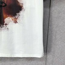 個性・半袖Tシャツ 定価2万◆Emmauela・イタリア・ミラノ発◆コットン100％ ソフト 通気 上品 オシャレ イラスト カットソー ゆったり M/46_画像5