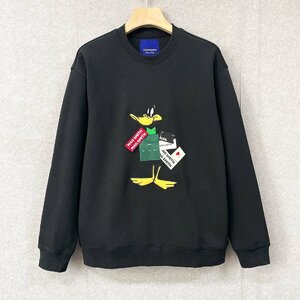  piece .* sweatshirt regular price 4 ten thousand *Emmauela* Italy * milano departure * high quality ventilation soft another cloth Duck sweat pull over American Casual M/46 size 