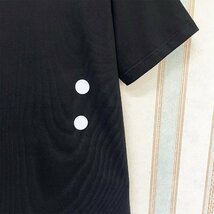 超人気・半袖Tシャツ 定価2万 FRANKLIN MUSK・アメリカ・ニューヨーク発 薄手 通気 吸汗 個性 スウェット カットソー 笑顔 夏服 サイズ4_画像7