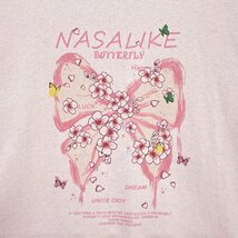 人気ヨーロッパ製※定価2万◆ブルガリア発※RISELIN 半袖Tシャツ 通気 快適 吸汗 可愛い 花柄 蝶 トップス スウェット キレイめ 夏 L/48_画像6