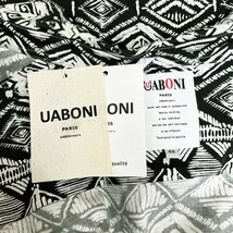 最高級EU製＆定価4万◆UABONI*Paris*長袖シャツ*ユアボニ*パリ発◆個性 薄手 吸汗速乾 総柄 ストリート アメカジ ライトアウター 2XL/52_画像9