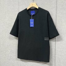 定番・半袖Tシャツ 定価2万◆Emmauela・イタリア・ミラノ発◆高級 ソフト 吸湿 オシャレ 無地 快適 トップス スウェット レジャー 春夏 2XL_画像8