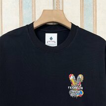 個性 定価2万 FRANKLIN MUSK・アメリカ・ニューヨーク発 半袖Tシャツ 通気吸汗 快適 プリント オシャレ スウェット カットソー 夏 サイズ3_画像3