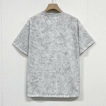 個性ヨーロッパ製※定価2万◆ブルガリア発※RISELIN 半袖Tシャツ 上質綿100％ 薄手 快適 ゆったり キラキラ ラインストーン 街着 夏 XL/50_画像2