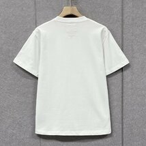 人気・半袖Tシャツ 定価2万◆Emmauela・イタリア・ミラノ発◆綿100％ 上品 吸汗 通気 お洒落 トップス カジュアル スウェット 春夏 XL/50_画像2