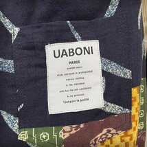 最上級EU製＆定価3万◆UABONI*イージーパンツ*Paris*ユアボニ*パリ発◆高級リネン/麻生地 個性 カラフル 総柄 ハーフパンツ カジュアル XL_画像10