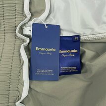 人気・スウェットパンツ 定価5万◆Emmauela・イタリア・ミラノ発◆薄手 軽量 速乾 無地 ズボン カーゴパンツ イージーパンツ スポーツ 2XL_画像9