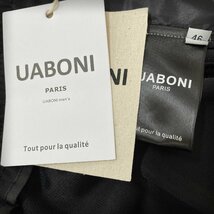 ★★定番EU製＆定価4万◆UABONI*Paris*スウェットパンツ*ユアボニ*パリ発◆米国産コットン100% 軽量 高級刺繍 日常 アウトドア スポーツ2XL_画像9