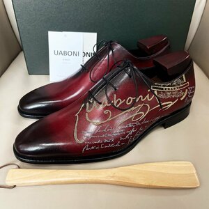 ..EU made regular price 28 ten thousand special order limited goods *UABONI* business shoes *yuaboni* on goods hand made handmade hand . original leather formal gentleman 26.