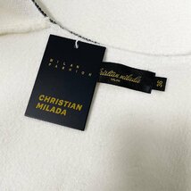 定価5万★christian milada・ミラノ発・カーディガン★ミンク/カシミヤ混 上品 快適 エレガント ジャケット 通勤 OL レディース M/36サイズ_画像9