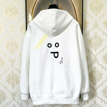 人気EU製＆定価5万◆UABONI*Paris*パーカー*ユアボニ*パリ発◆コットン100％ 上品 快適 笑顔 カットソー スウェット プルオーバー L/48_画像1