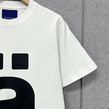 人気・半袖Tシャツ 定価2万◆Emmauela・イタリア・ミラノ発◆綿100％ 上品 吸汗 通気 お洒落 トップス カジュアル スウェット 春夏 M/46_画像7