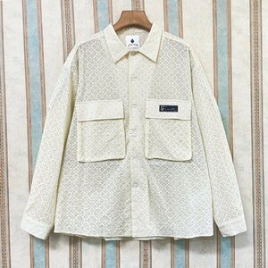  high class regular price 4 ten thousand FRANKLIN MUSK* America * New York departure long sleeve shirt thin speed ... feeling total pattern stylish light outer commuting going to school size 3