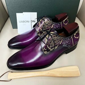  rare EU made regular price 28 ten thousand special order limited goods *UABONI* business shoes *yuaboni* hand made handmade hand . leather original leather formal gentleman for 25.5.