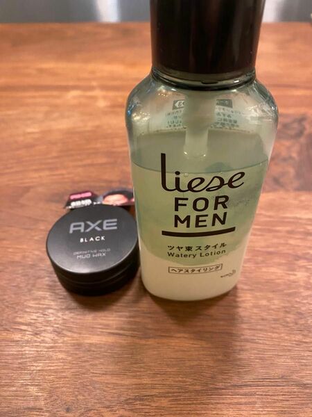 リーゼ フォーメン ウォータリーローション(ツヤ束スタイル) 120ml axe 15g