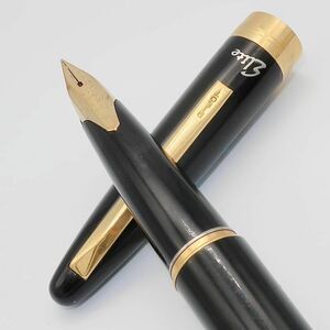 正規品 パイロット Pilot 万年筆 Fountain pen Elite 18k 750 ヴィンテージ Vintage Authentic Mint