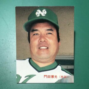 1984年　カルビー　プロ野球カード　84年　37番　南海　門田　　　【E58】
