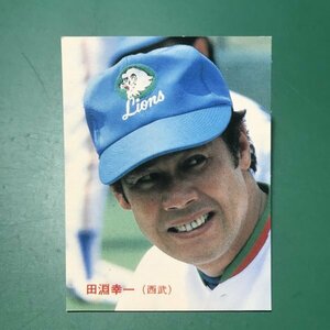 1984年　カルビー　プロ野球カード　84年　8番　西武　田淵　　　【E58】