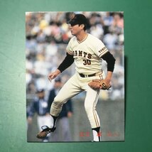 1985年　カルビー　プロ野球カード　85年　184番　巨人　江川　　　【E58】_画像1